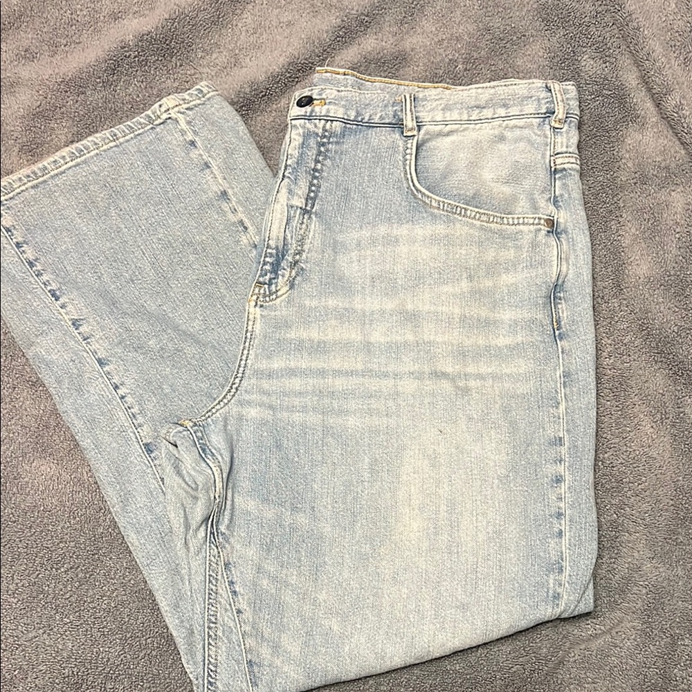Pilcro Light Blue Denim wide leg Jeans